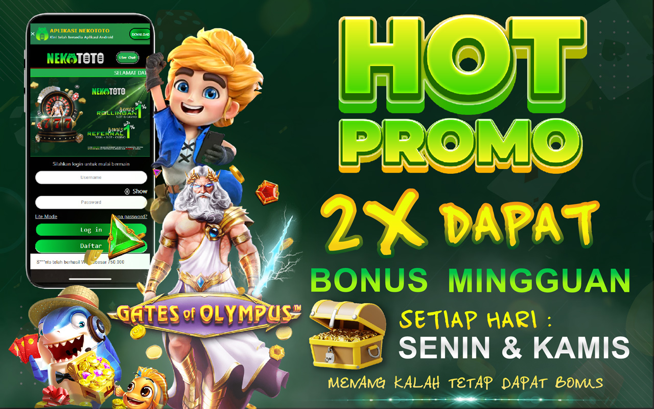 Bonus & Promosi Terkini Judi Slot Nekototo