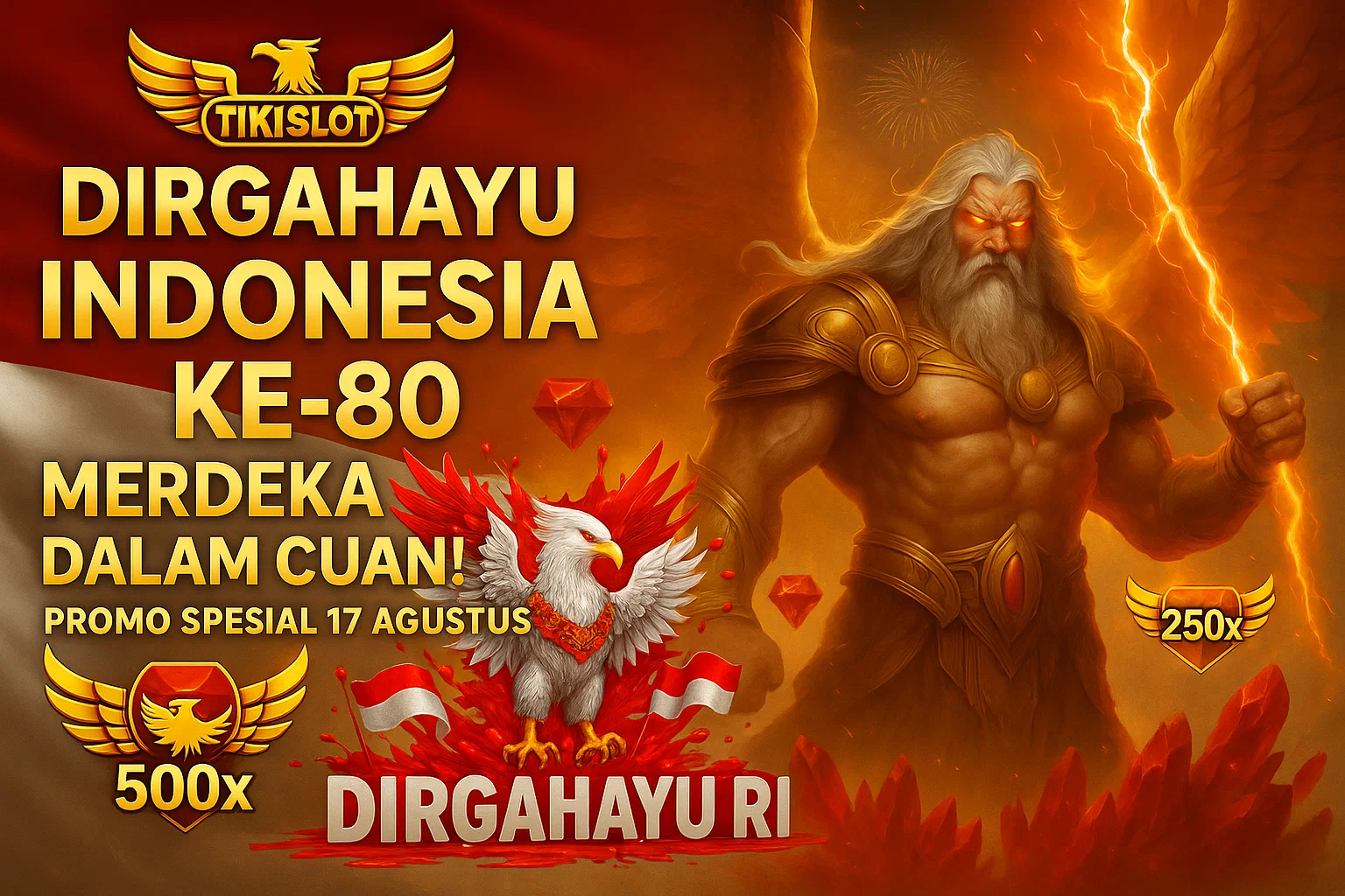 Dirgahayu Indonesia Ke-80 Bersama Tikislot: Spin Merdeka, Menang Luar Biasa!